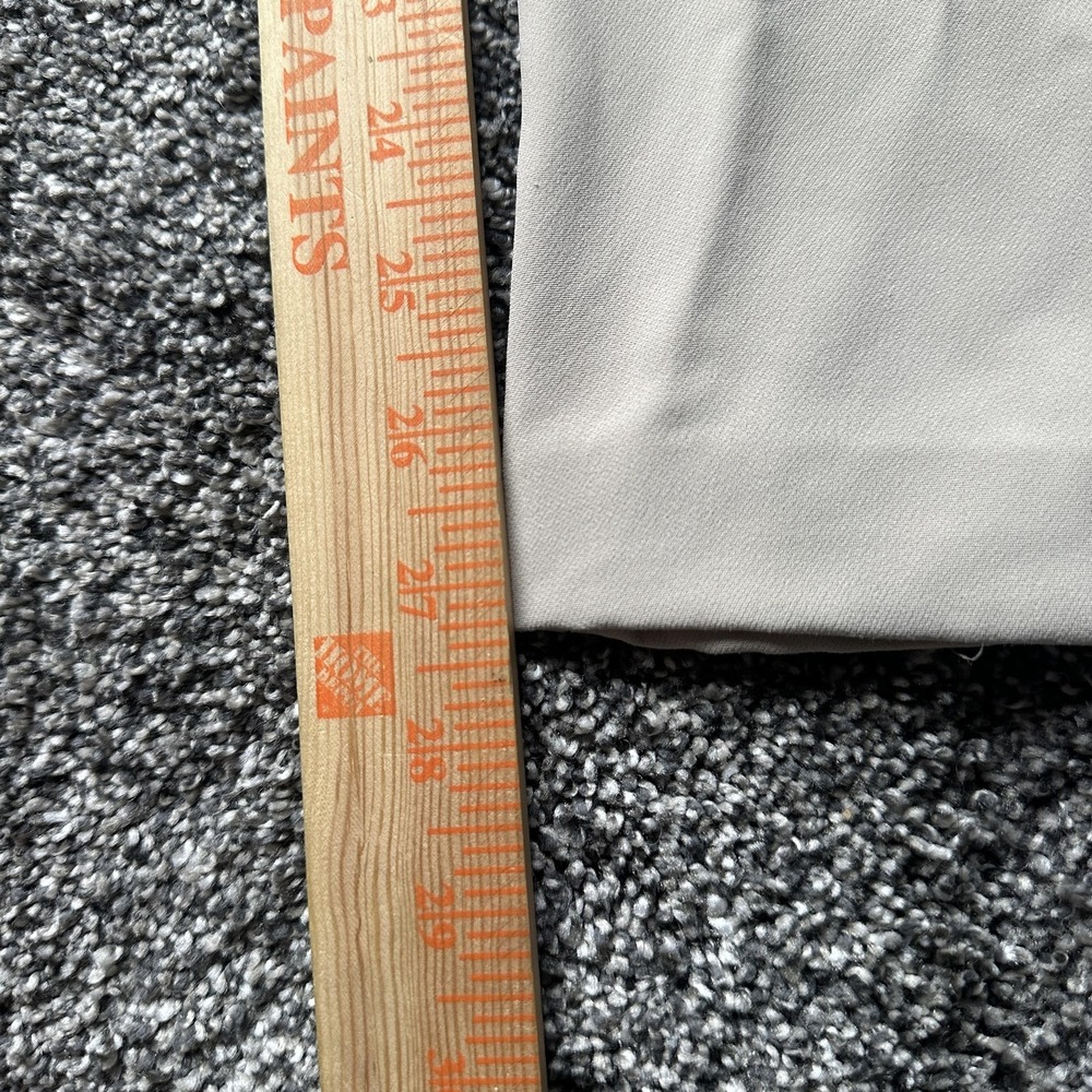 Giorgio Armani Dress Pants Womens 44 Beige Crepe Lined Relaxed Leg Italy Career - Picture 13 of 15